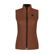Quilted Iconic Bit Vest, Nutmeg