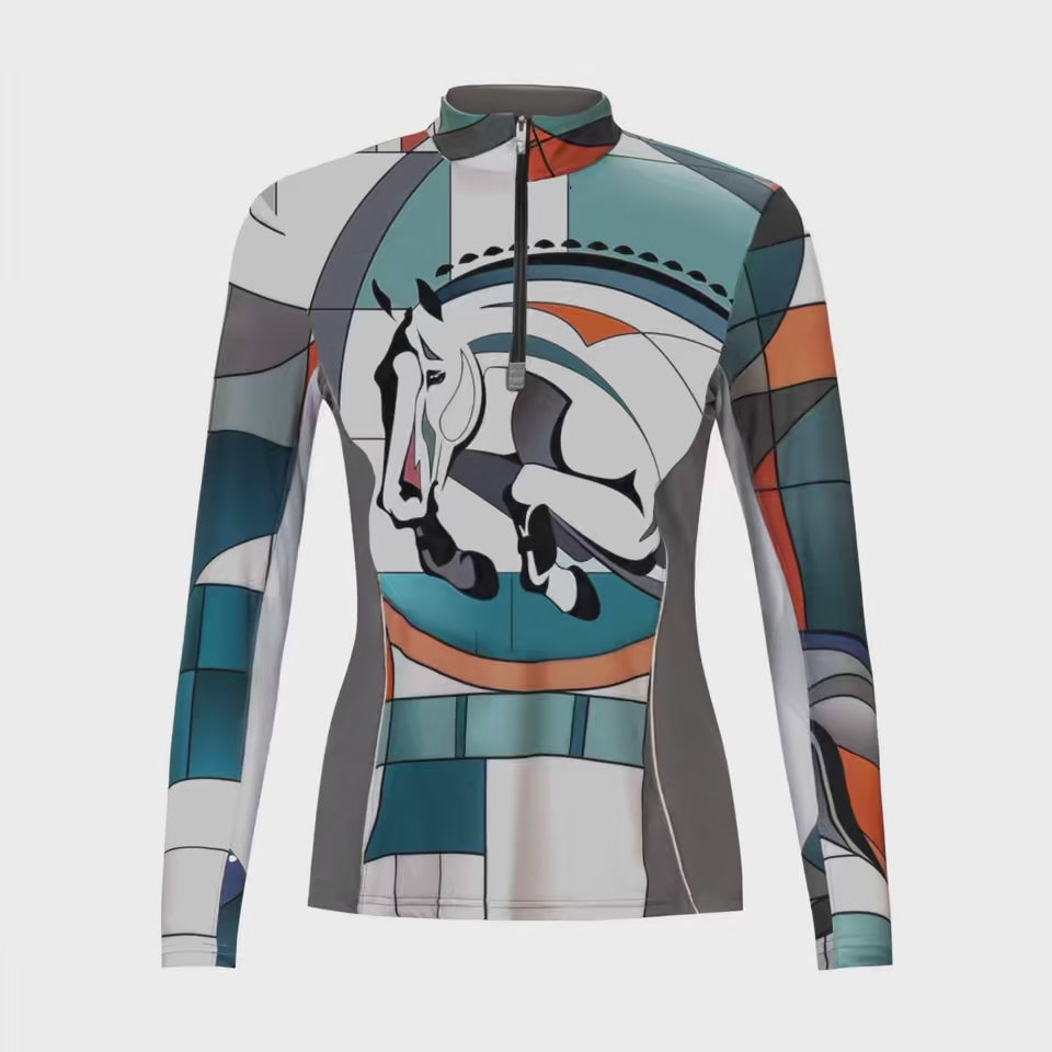 Load video: J. Robbins-&quot;Continuum&quot; Jumper Sun Shirt w/MESH