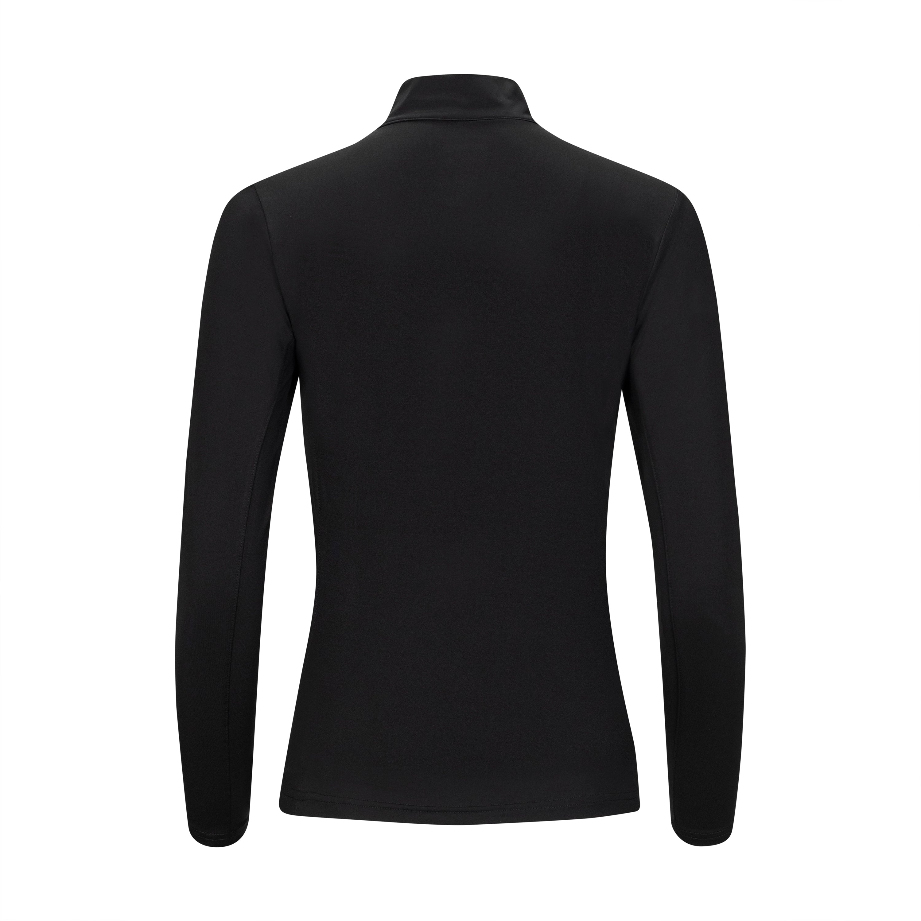 Essential Solid Quarter Zip, Black/Bronze (3004)