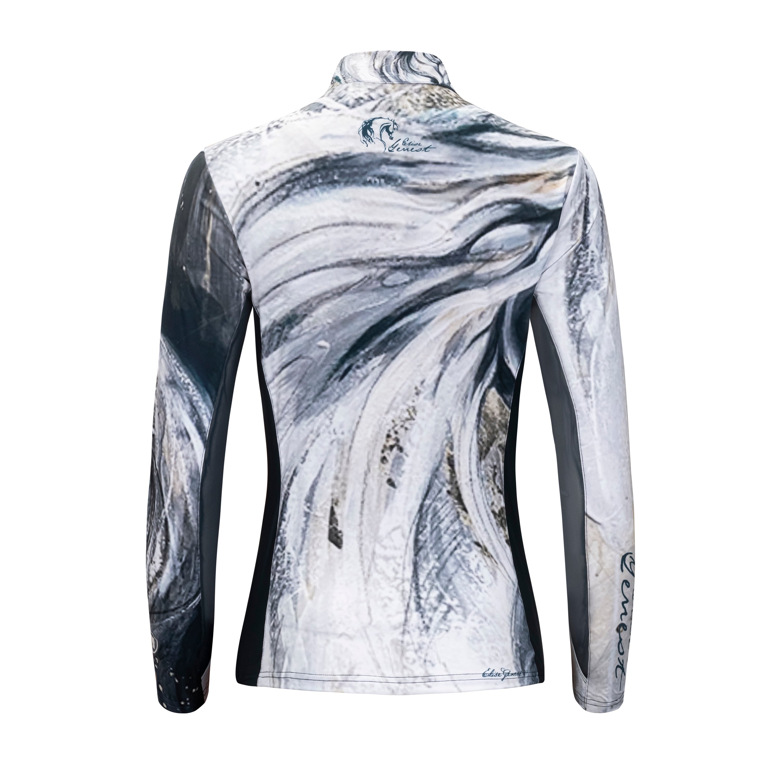 Elise Genest "Let the Beauty" Sun Shirt w/ MESH