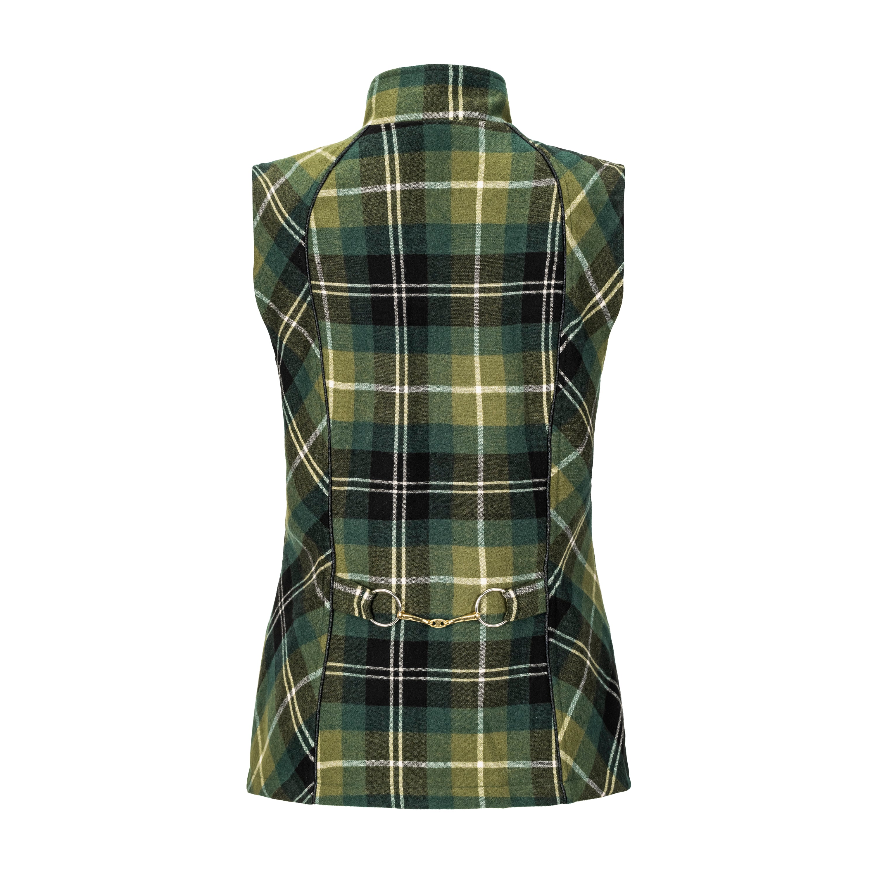 Heritage Washable Wool Plaid Vest, Juniper