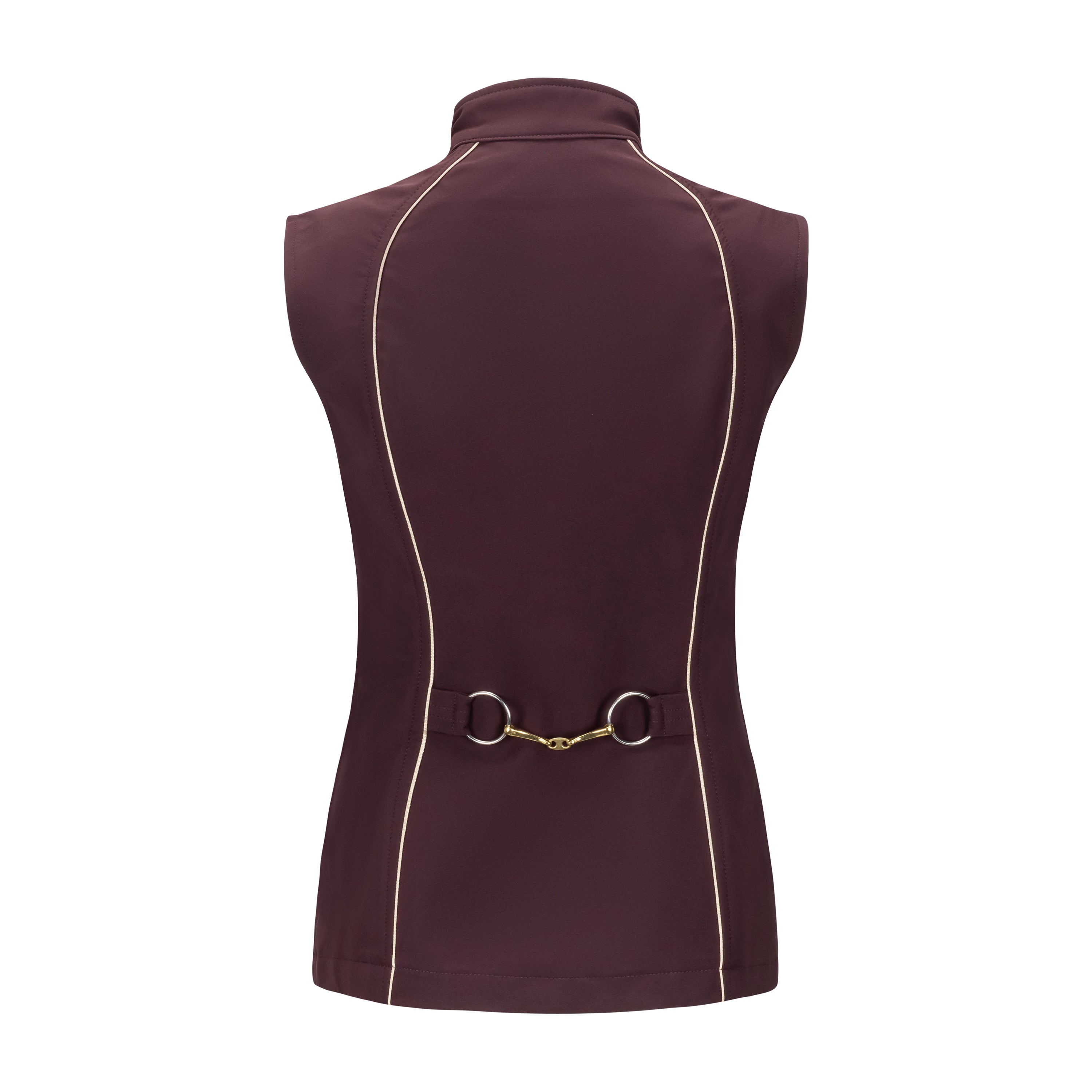 Iconic Bit Vest in Wine (4025)