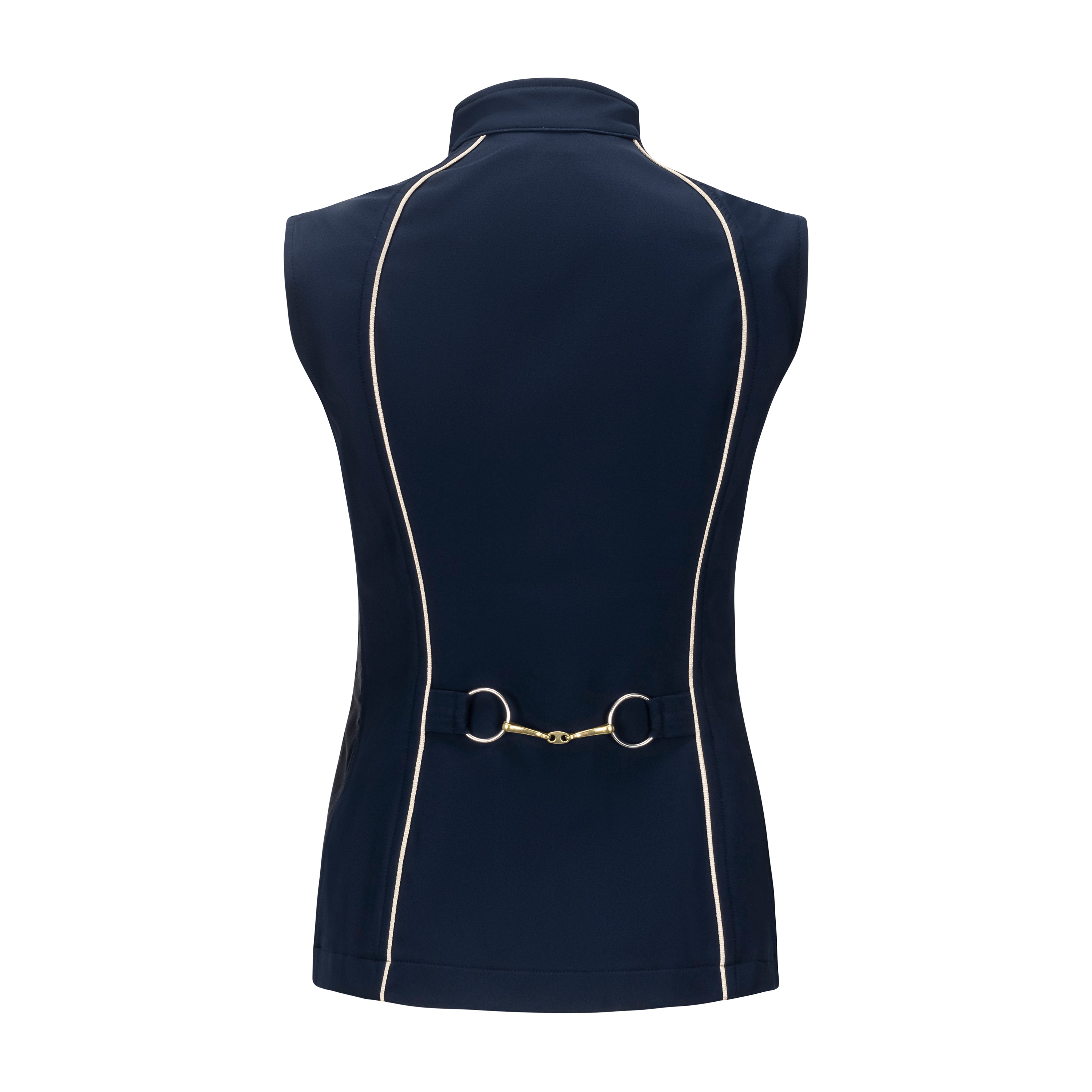 Iconic Bit Vest, Navy W/ Oatmeal