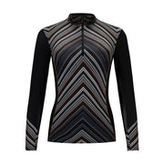 Chevron, Black Sun Shirt w/mesh