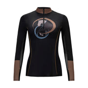 J. Robbins - Dressage Rings, Black Sun Shirt w/MESH