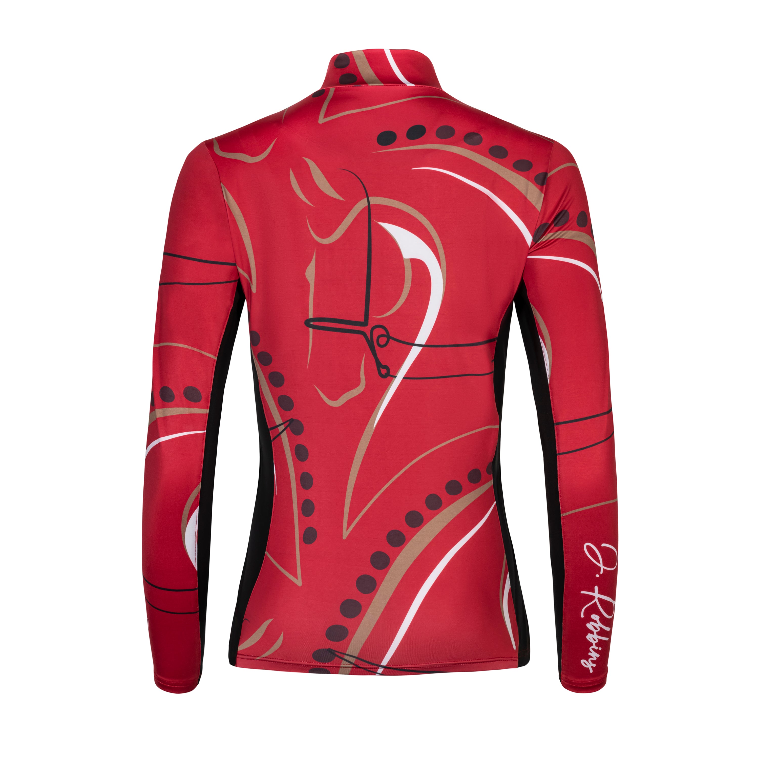 J. Robbins -"Poise", Red/Black Sun Shirt