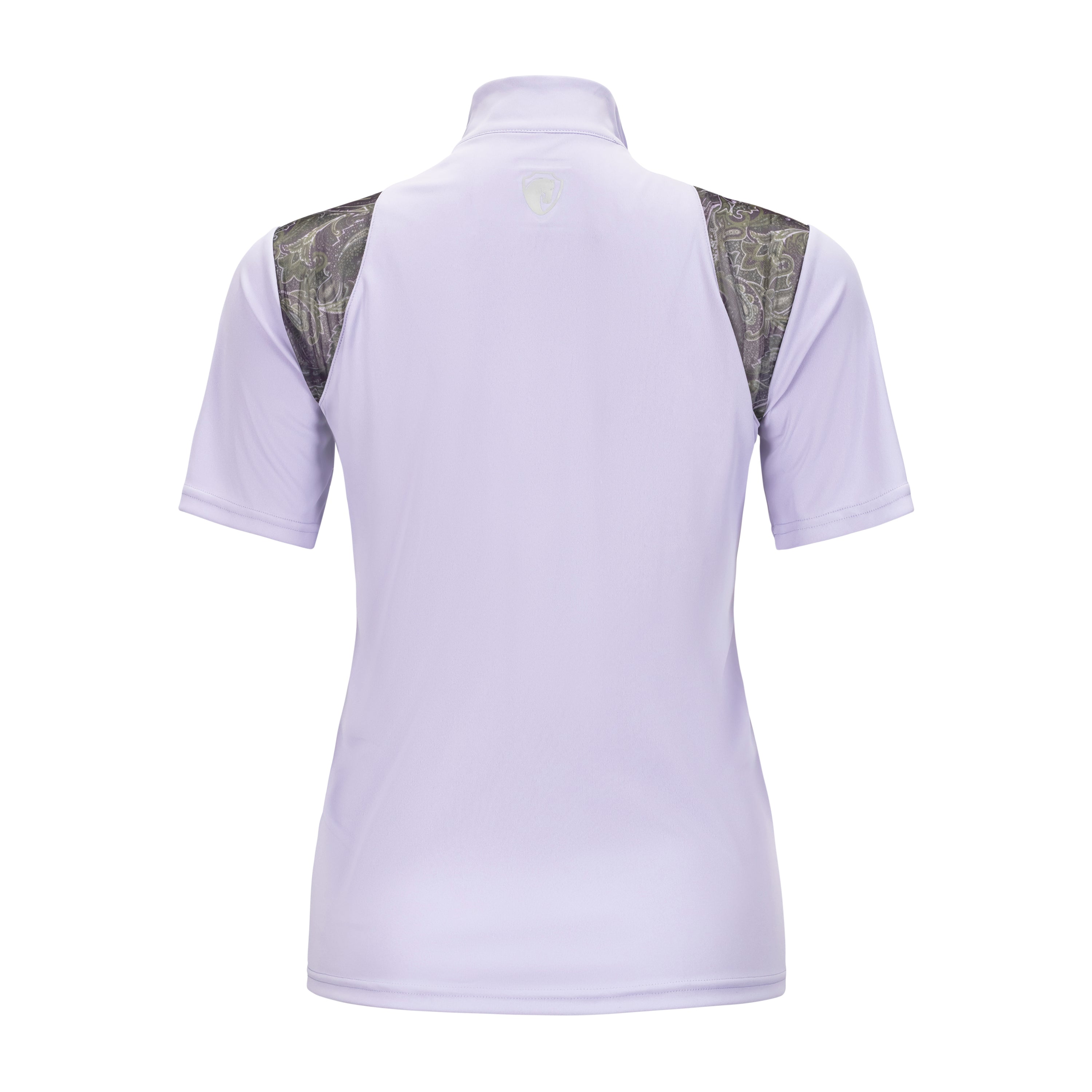 Midsummer Mesh Short Sleeve Sun Shirt, Paisley in Lavender