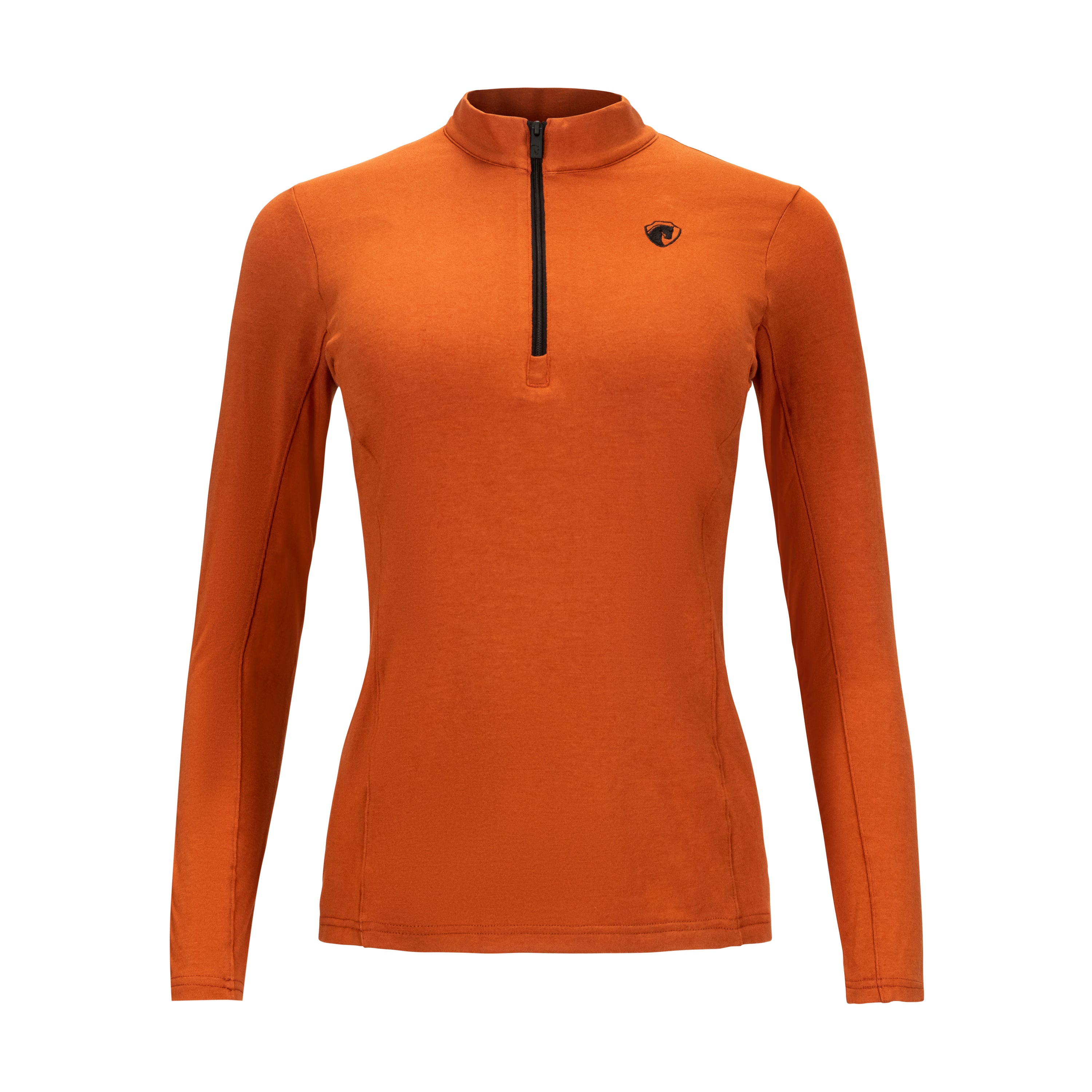 Merino Bamboo Quarter Zip, Sienna (XL & XXL only)