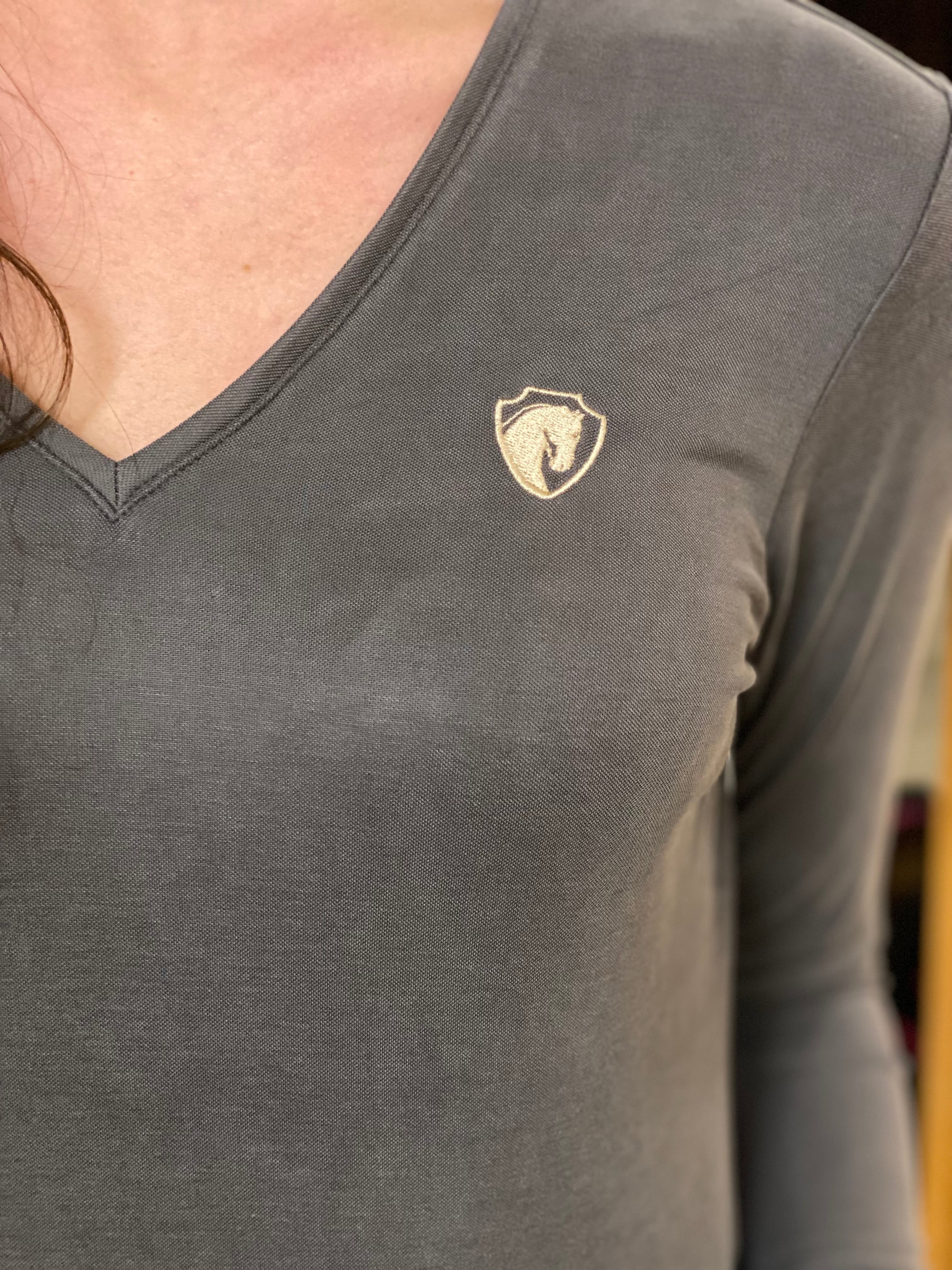 High Street LS Tee, Steel (XXL only)
