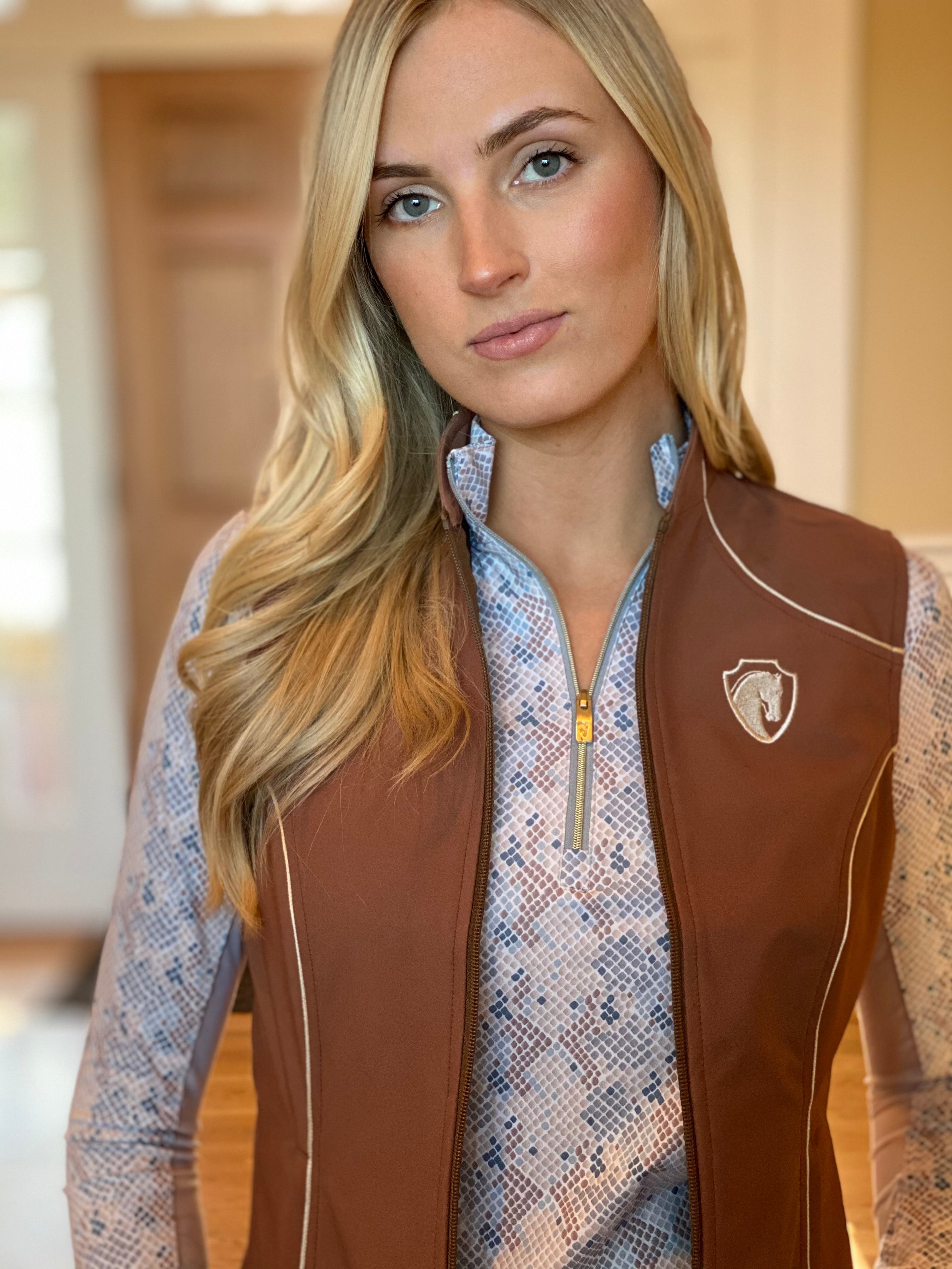 Iconic Bit Vest, Truffle
