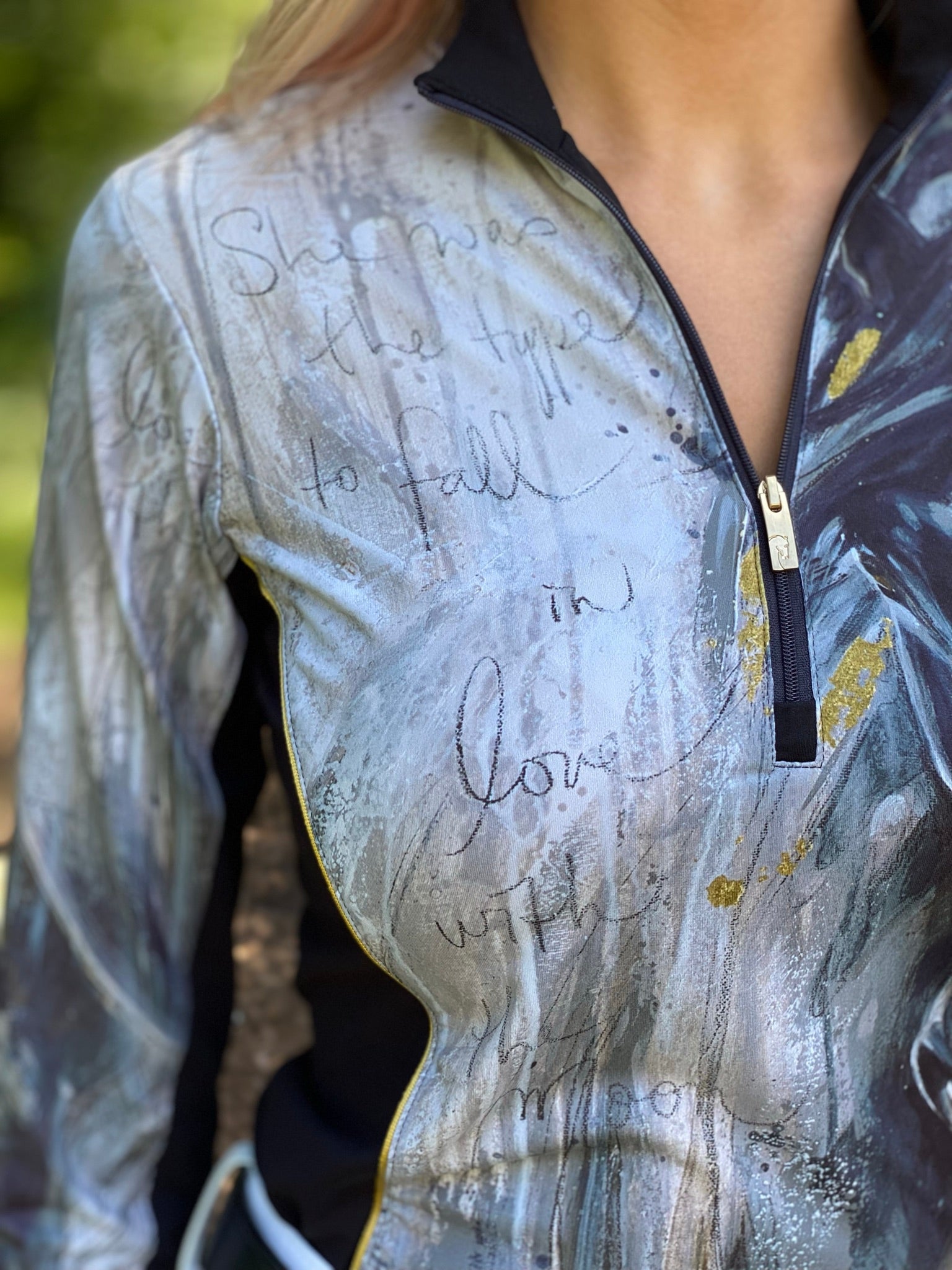 Elise Genest 'Fall in Love' Sun Shirt w/ Mesh