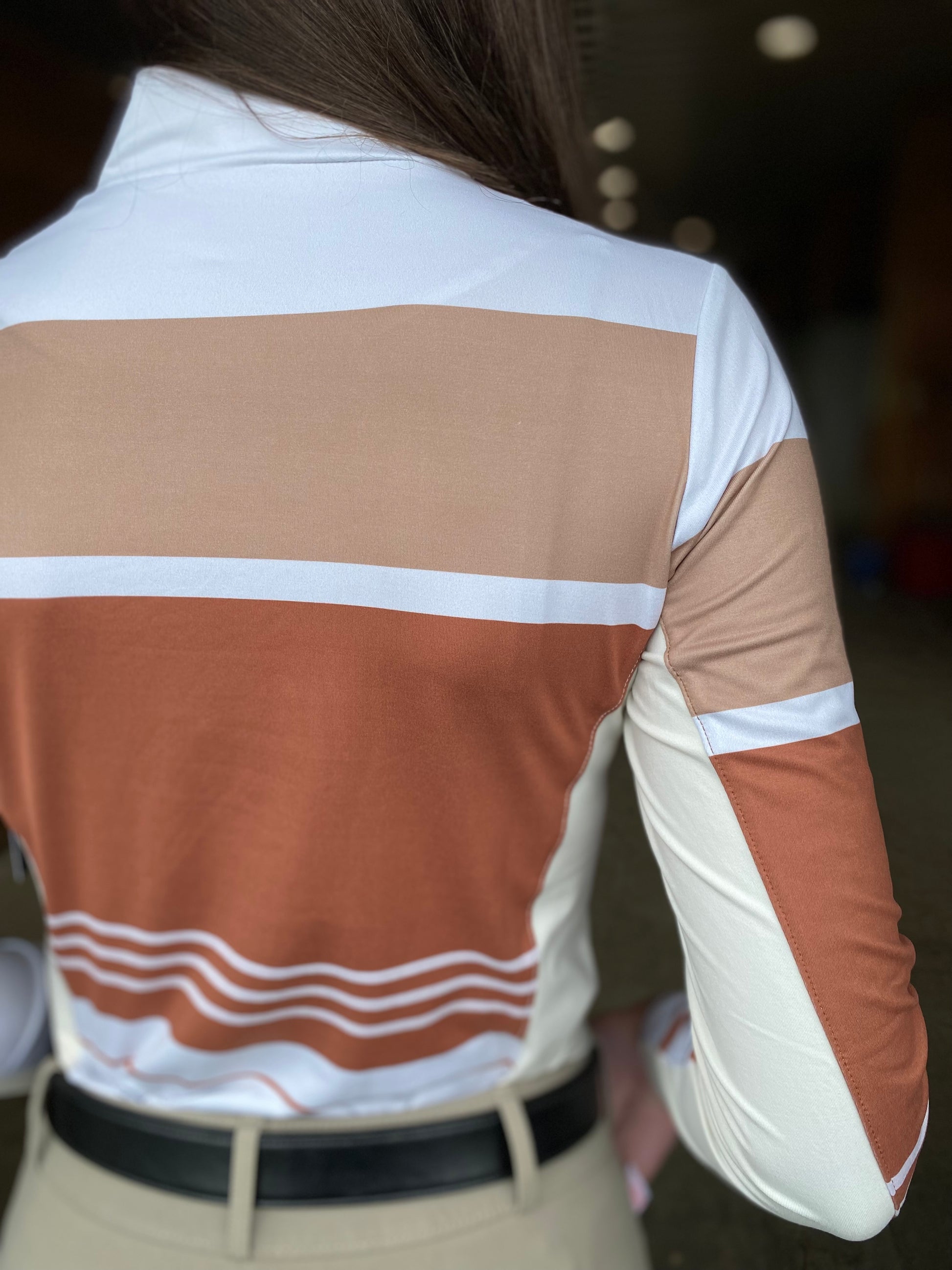 Charmed Quarter Zip, Champagne/Rustica